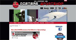 Desktop Screenshot of dieters-sportshop.com